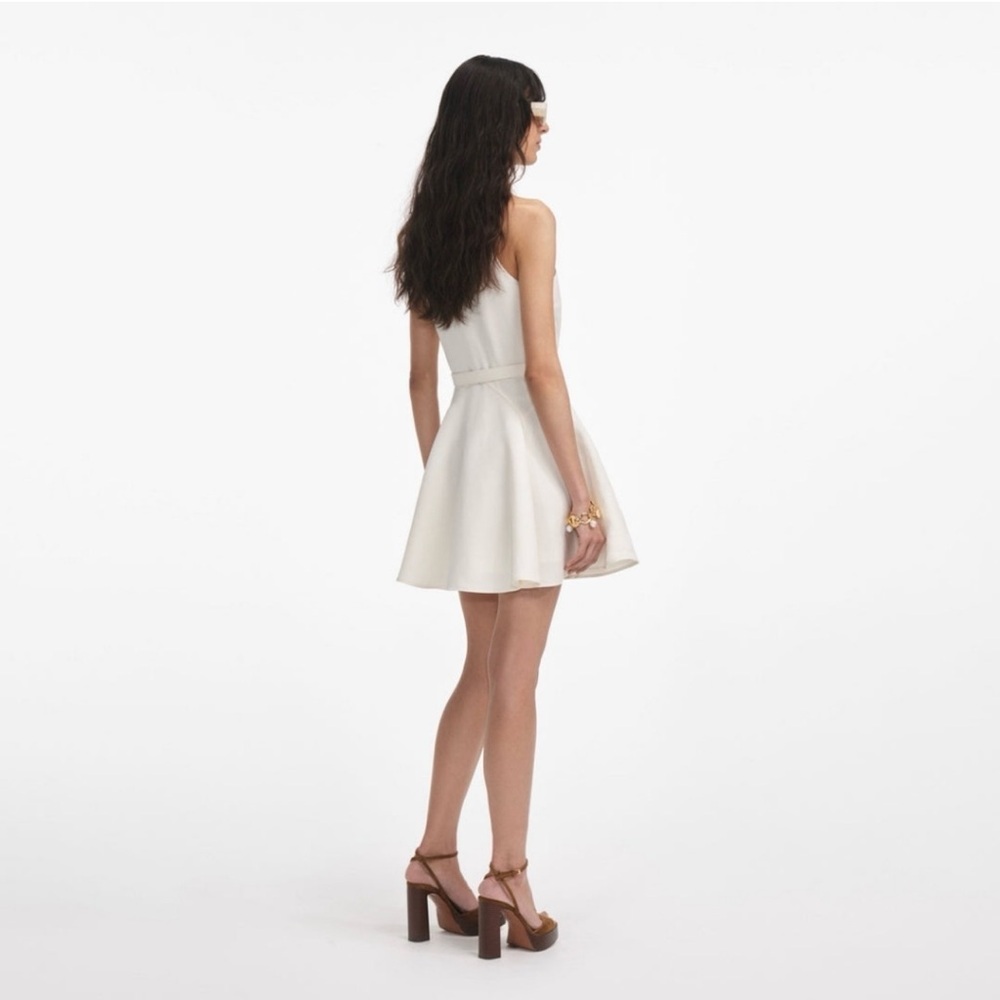 Self-Portrait White Mini Dress - Picture 3 of 14
